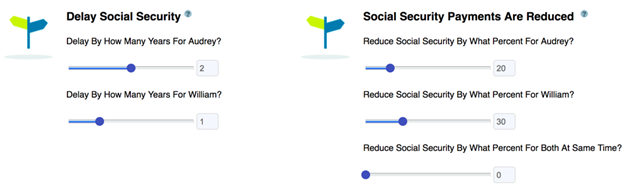 Run Social Security Scenarios